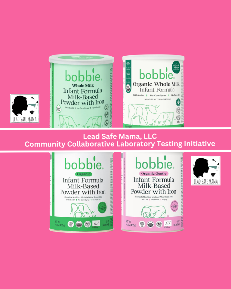 Comparative Test Results For Four Bobbie Infant Formula Products — Tested In 2026