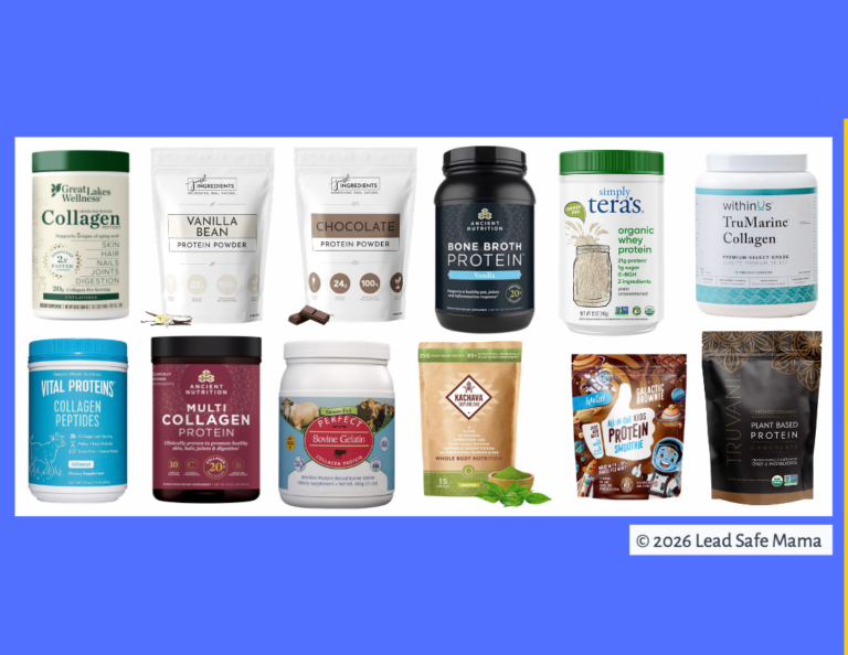Comparative Chart of Lab Test Results For Collagens & Protein Powders