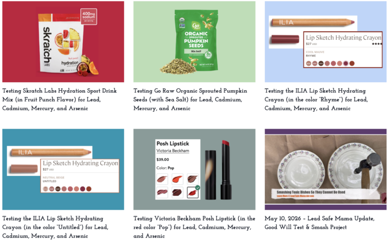 Lead Safe Mama May 17 Update: Lipstick, Pumpkin Seeds & Electrolytes